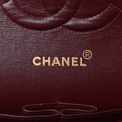 Chanel Lambskin Quilted Medium Double Flap Black 9 of 11