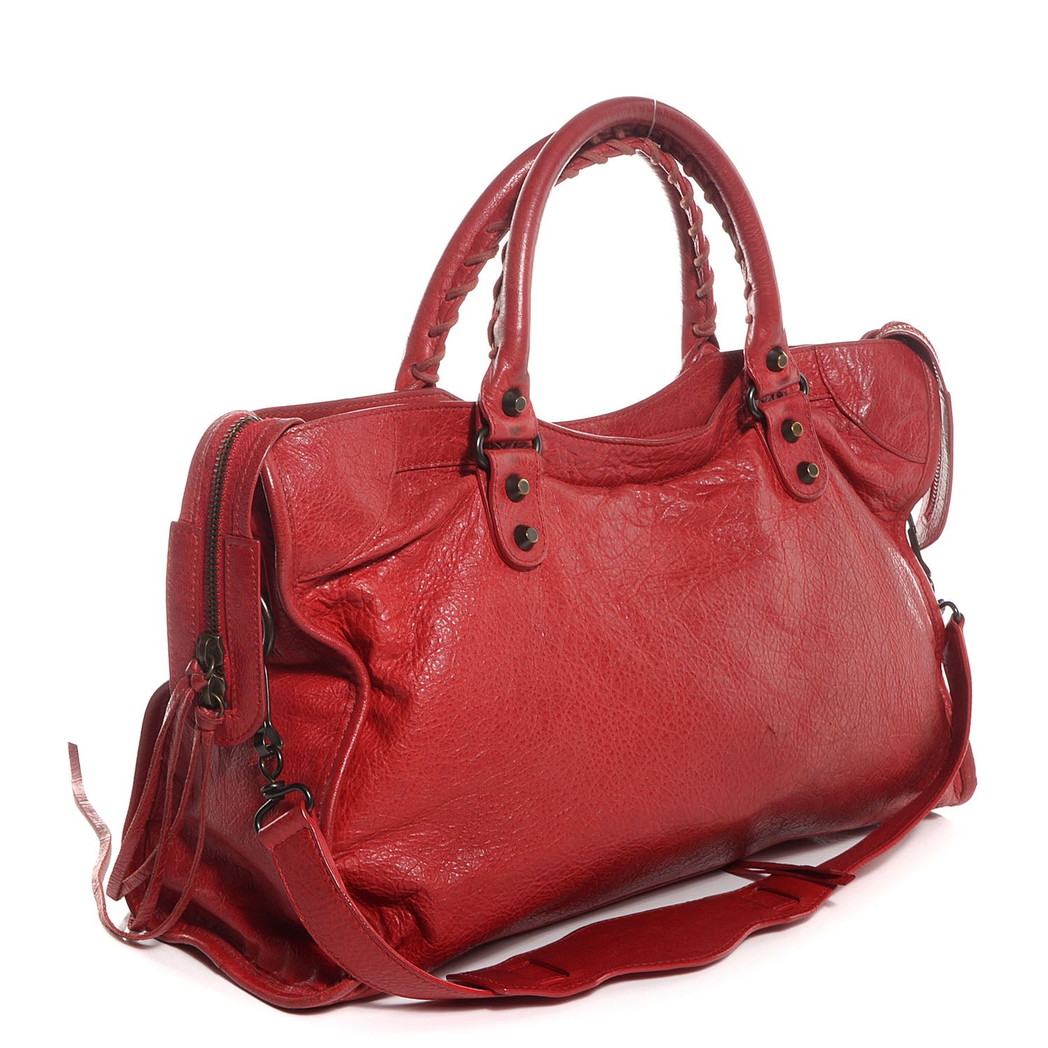 Balenciaga Agneau Classic Hardware City Coquelicot 6 of 12