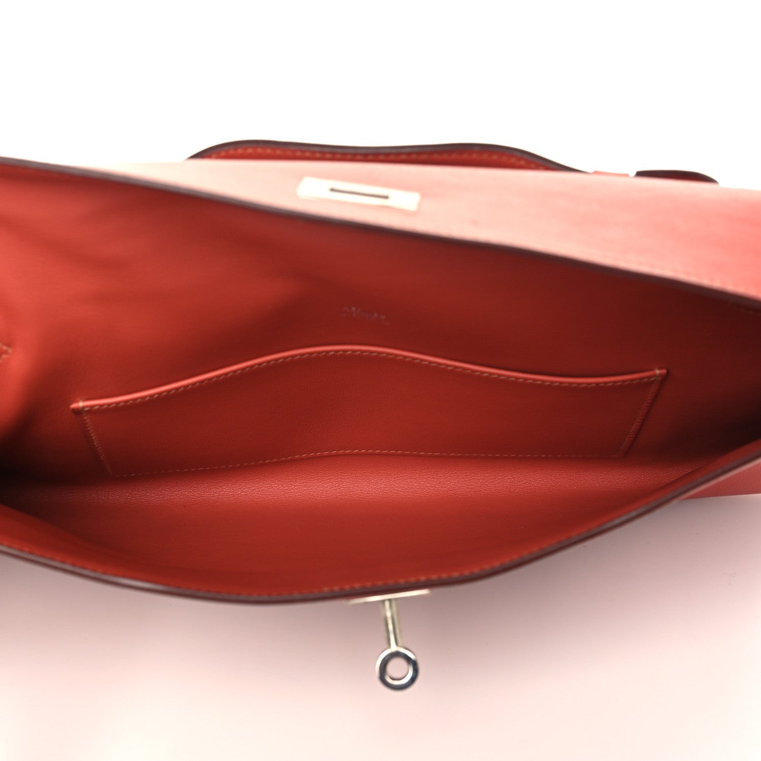 Hermes Swift Kelly Longue Clutch Pochette Rosy 5 of 7