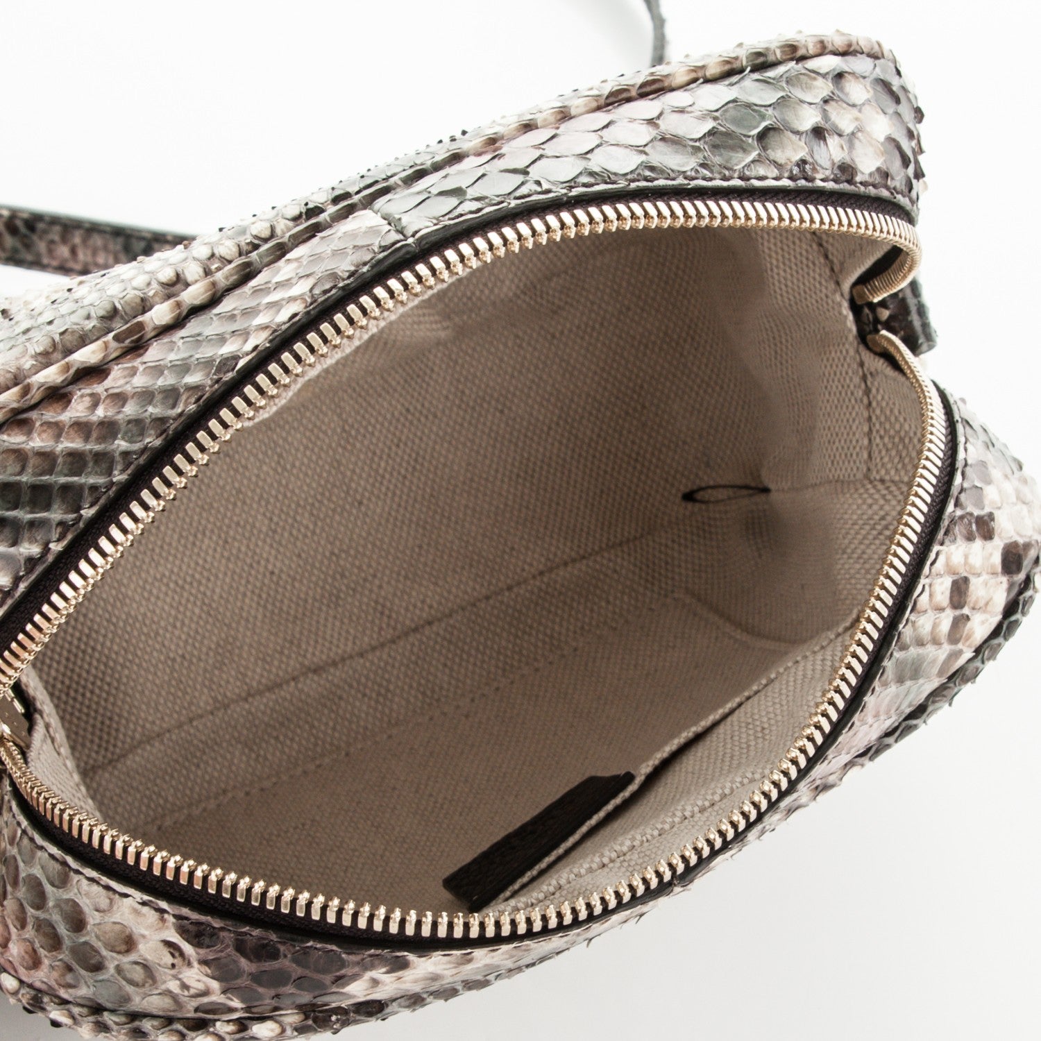Gucci Python Small Soho Disco Bag Natural 4 of 6