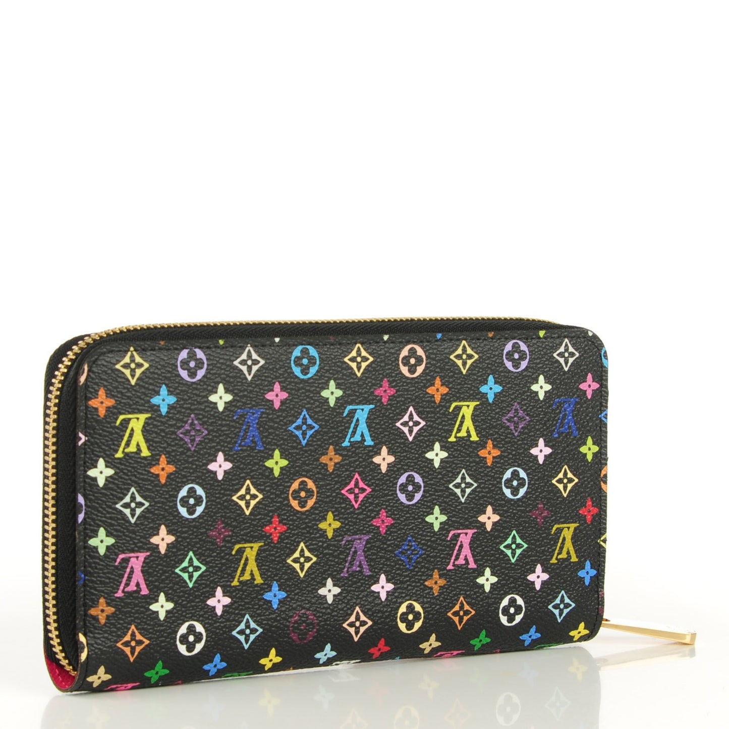 Monogram Multicolor Zippy Wallet Black Grenade