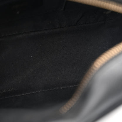 Fendi Glazed Fabric Vitello Century F is Fendi FF 1974 Stamp Patch Camera Case Mogano Panna Black 11 of 18