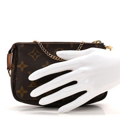 Louis Vuitton Monogram Mini Pochette Accessories 2 of 7