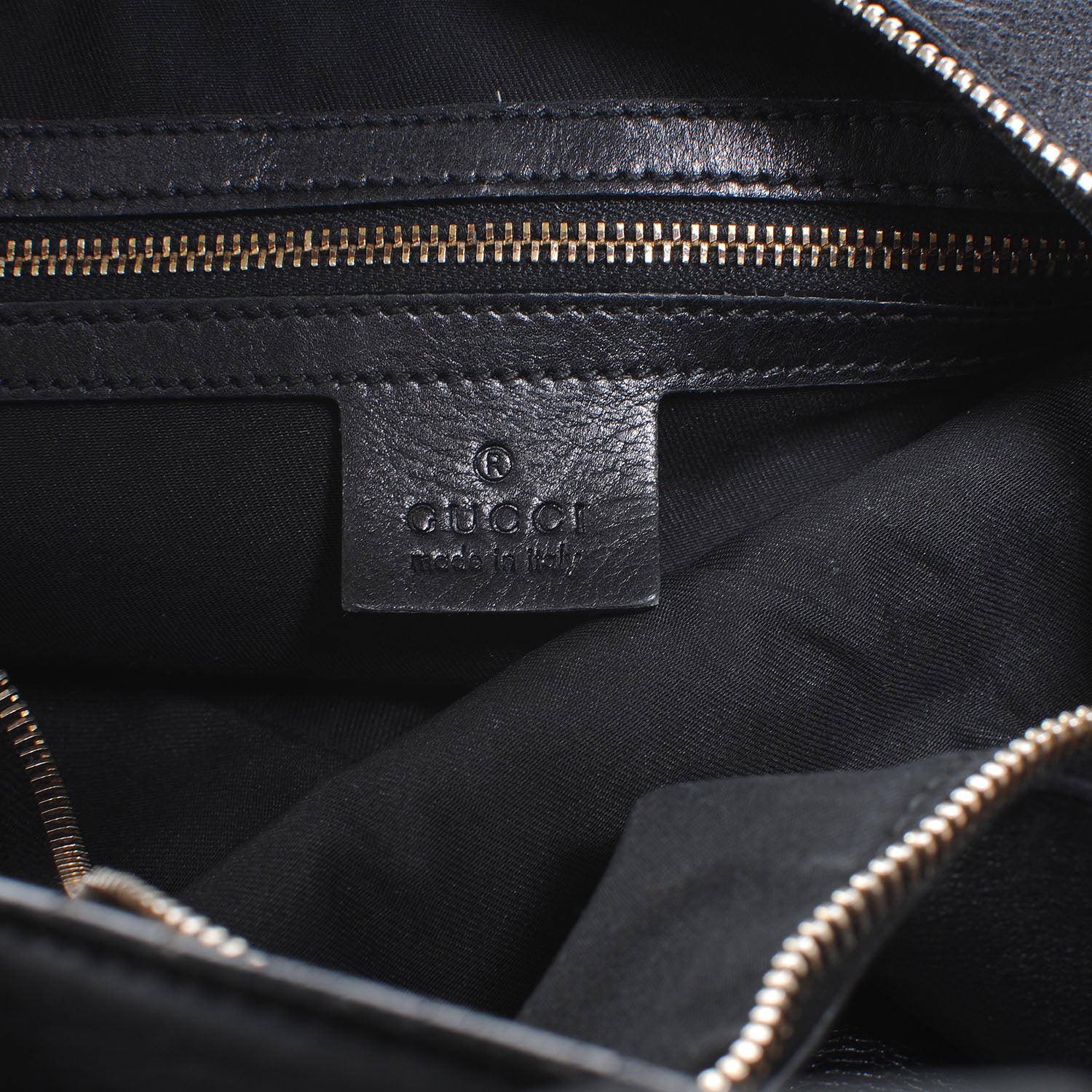 Gucci Leather Medium Horsebit Chain Hobo Black 6 of 7