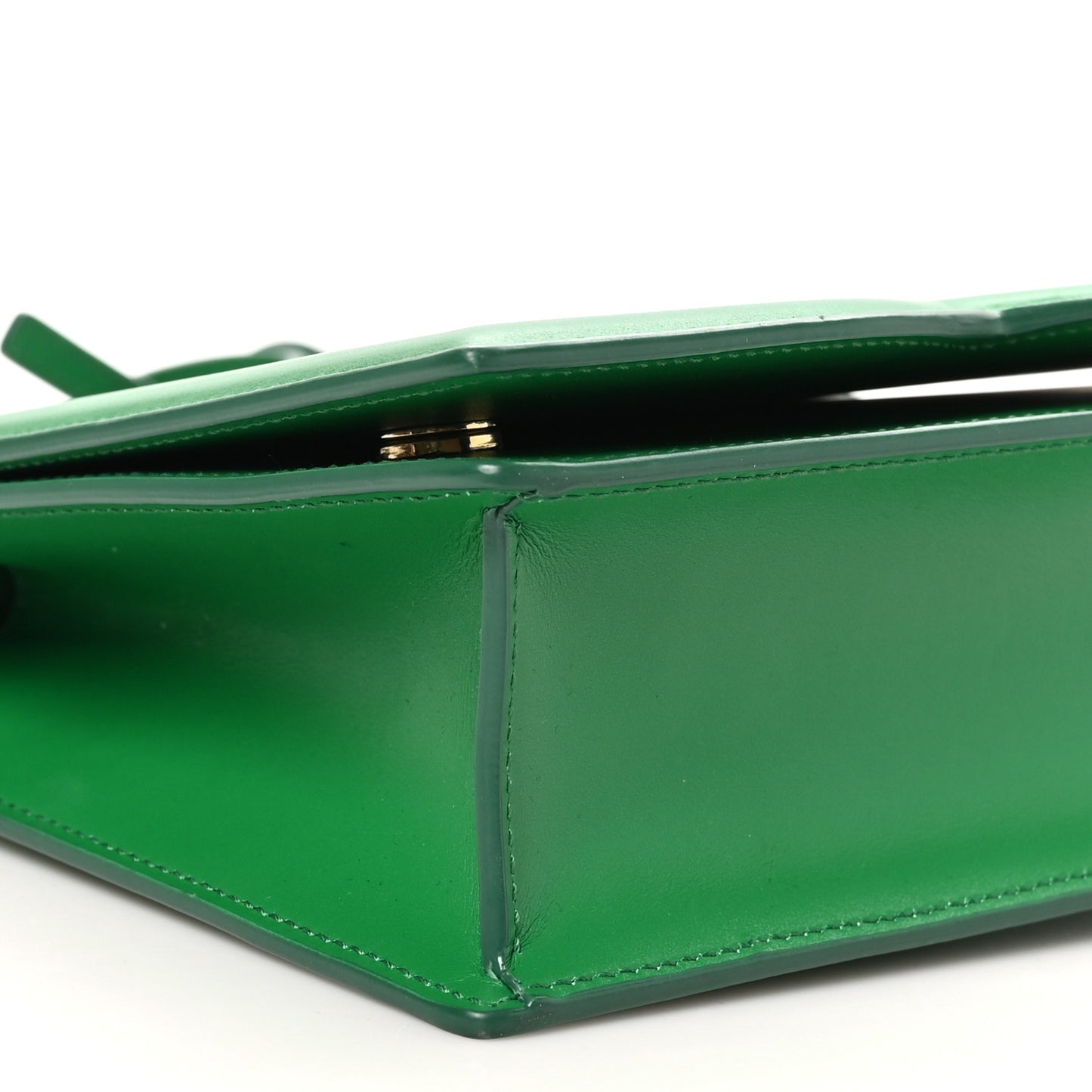 Calfskin DG Logo Flap Crossbody Bag Green