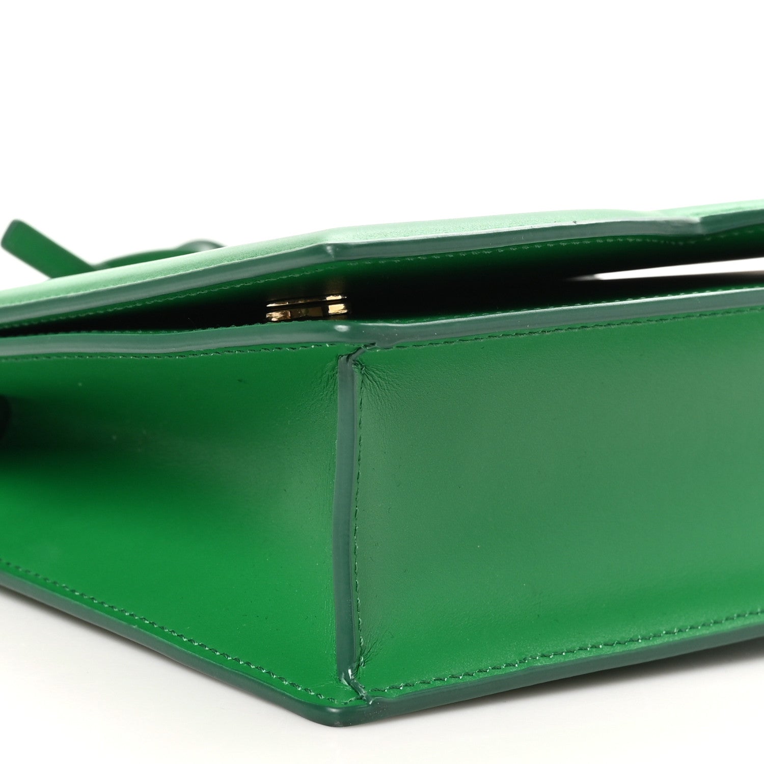 Dolce & Gabbana Calfskin DG Logo Flap Crossbody Bag Green 8 of 9