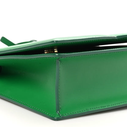 Dolce & Gabbana Calfskin DG Logo Flap Crossbody Bag Green 8 of 9