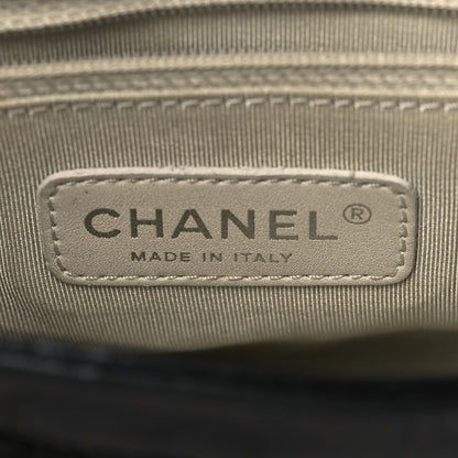 Chanel Washed Lambskin Quilted Mini Chain Around Flap Black 6 of 10