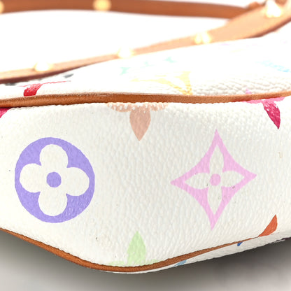 Louis Vuitton Monogram Multicolor Pochette Accessories White 8 of 10