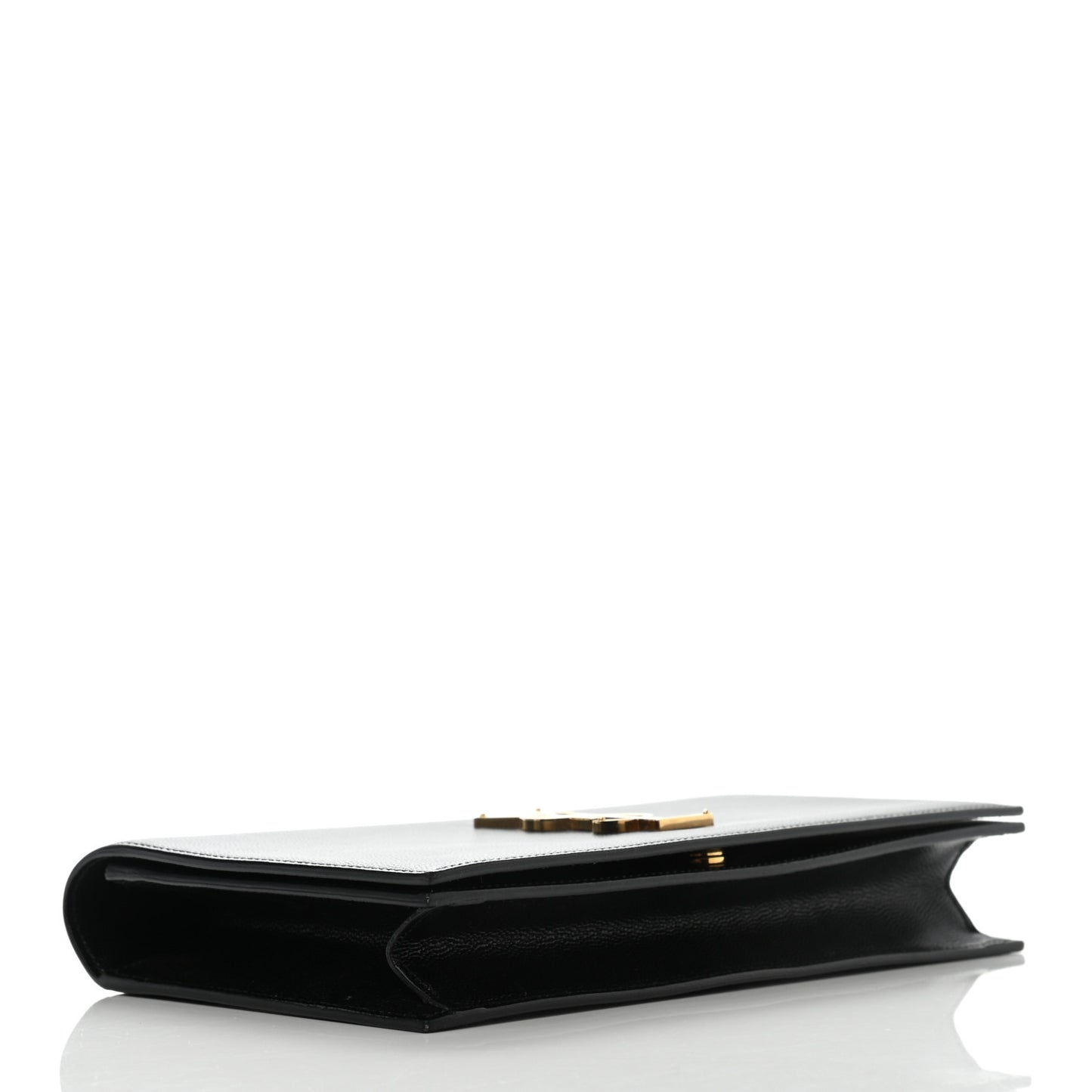 Grain De Poudre Classic Monogram Kate Clutch Black