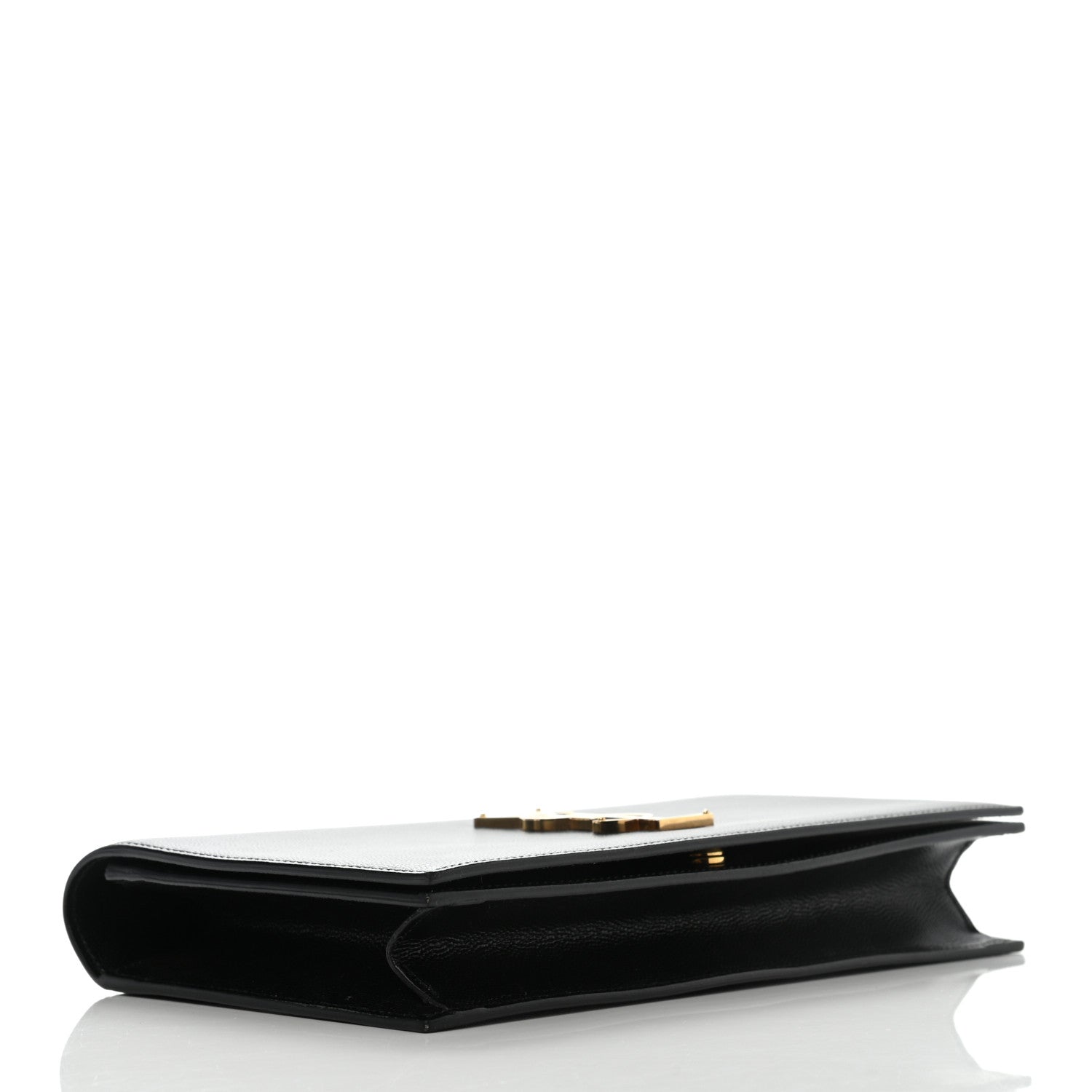 Saint Laurent Grain De Poudre Classic Monogram Kate Clutch Black 4 of 13