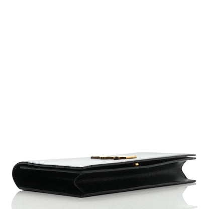 Saint Laurent Grain De Poudre Classic Monogram Kate Clutch Black 4 of 13