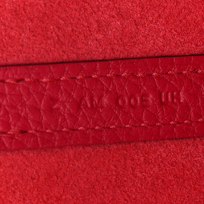 Hermes Taurillon Clemence Swift Eclat Picotin Lock 18 PM Framboise Rouge Sellier 7 of 9