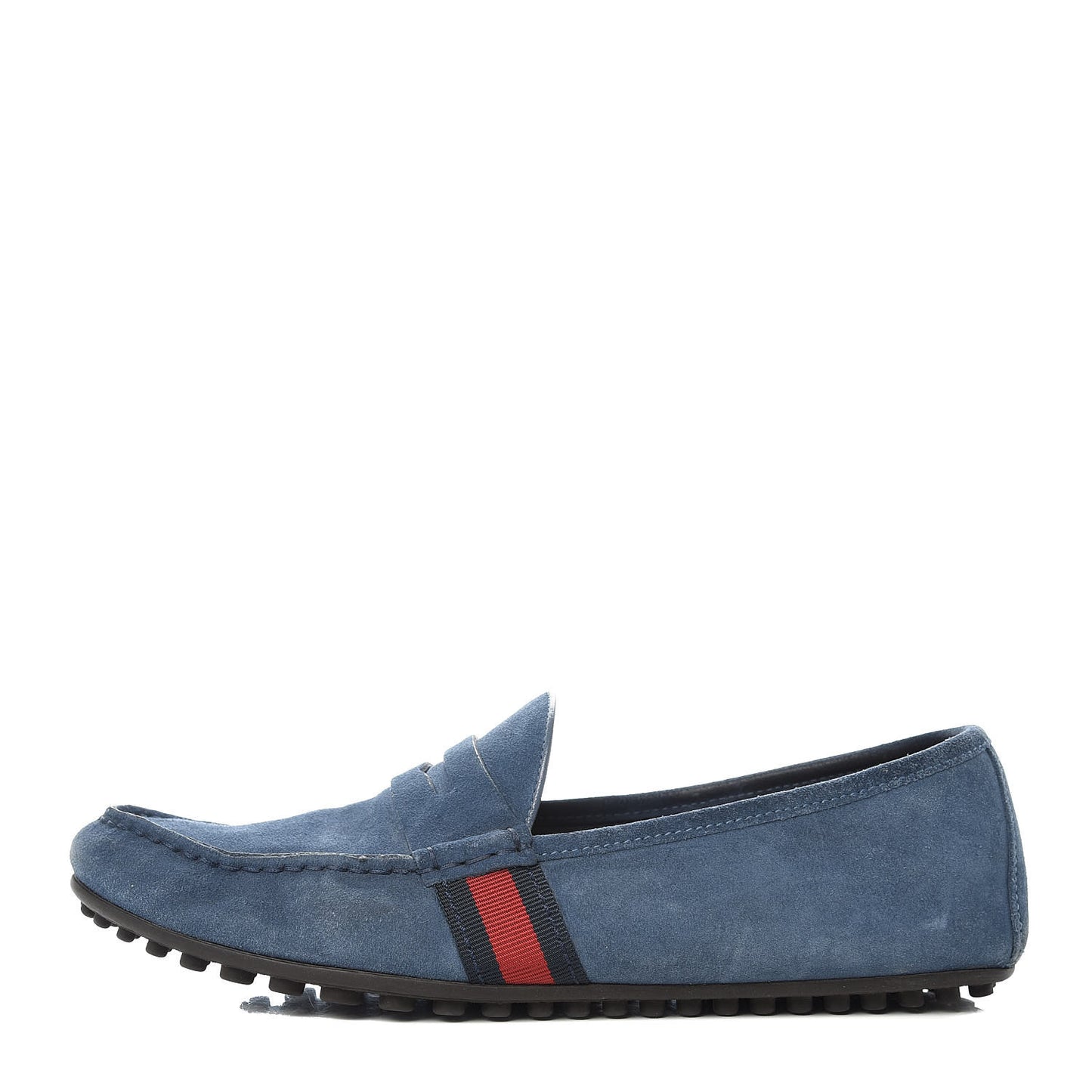 Suede Web Mens Kanye Driver Loafers 8 Loess