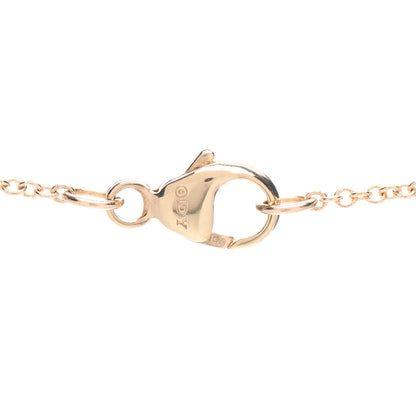 David Yurman 18K Yellow Gold Diamond Initial K Charm Pendant Necklace 4 of 5