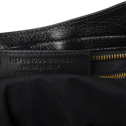 Balenciaga Chevre Gold Metallic Edge Hardware City Black 7 of 9