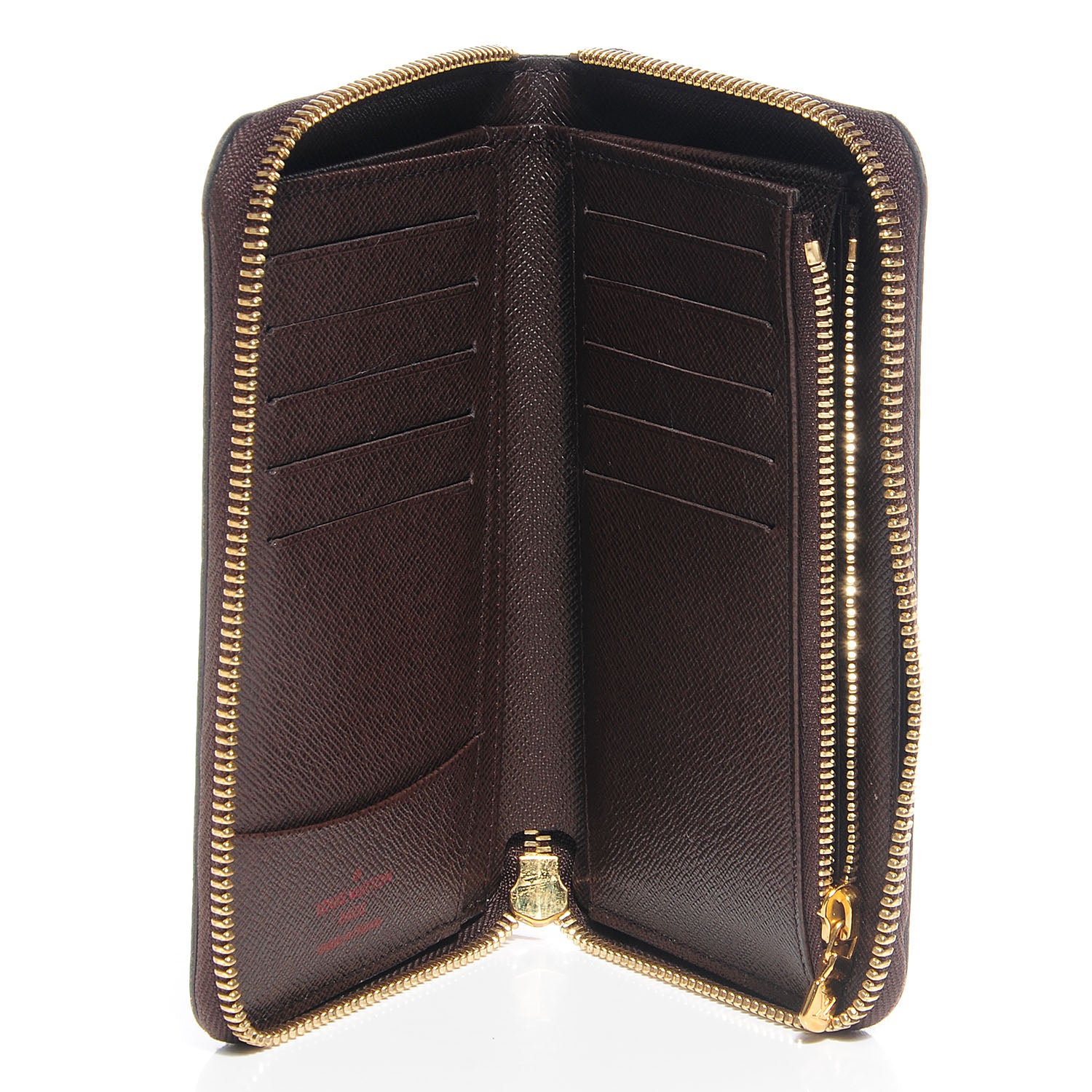 Louis Vuitton Damier Ebene Zippy Compact Wallet 6 of 8
