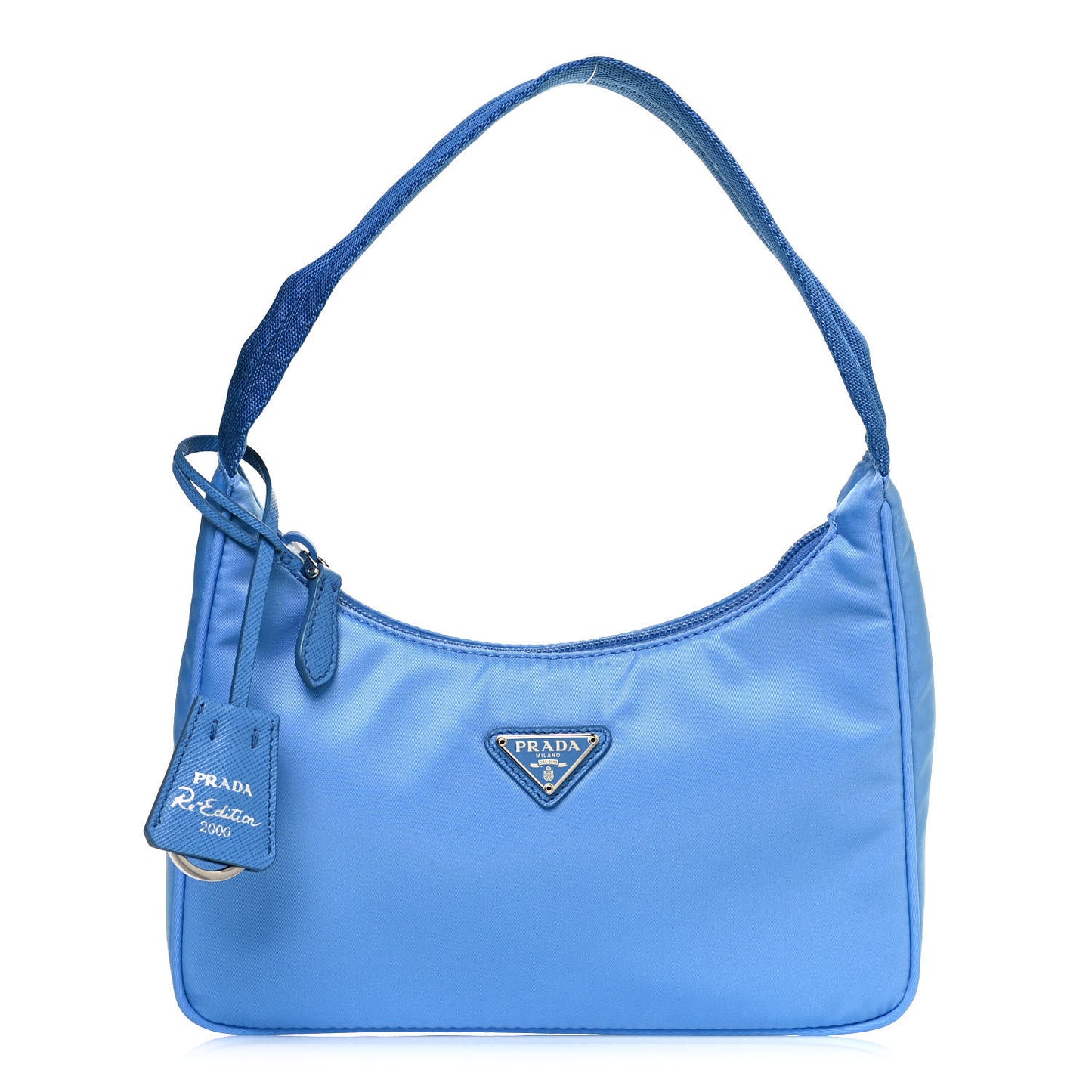 Re-Nylon Saffiano Mini Re-Edition 2000 Bag Pervinca