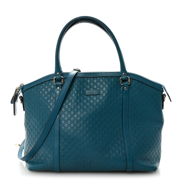 Gucci Soft Microguccissima Dome Satchel Deep Cobalt 1854837