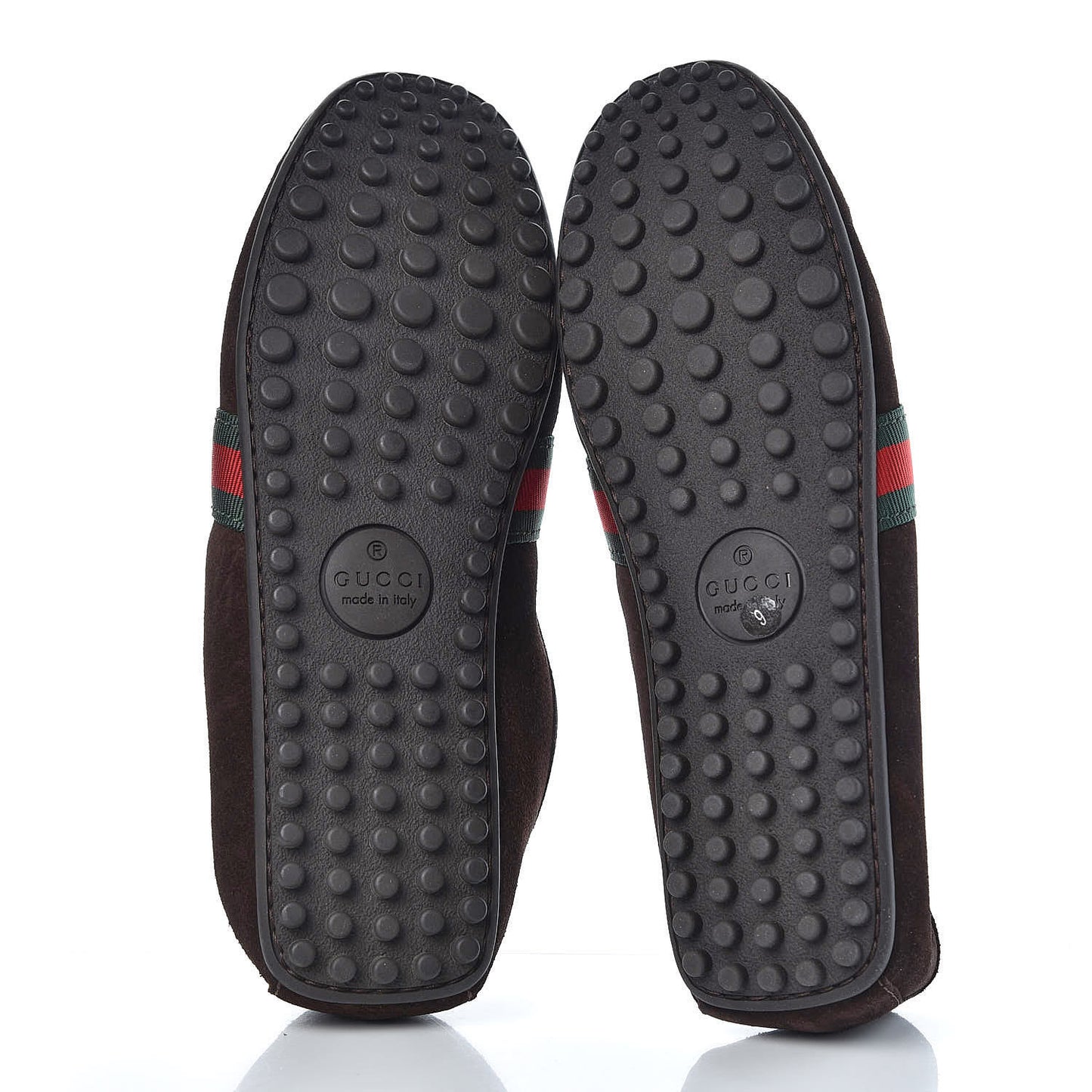 Suede Web Mens Kanye Driver Loafers 9 Cocoa