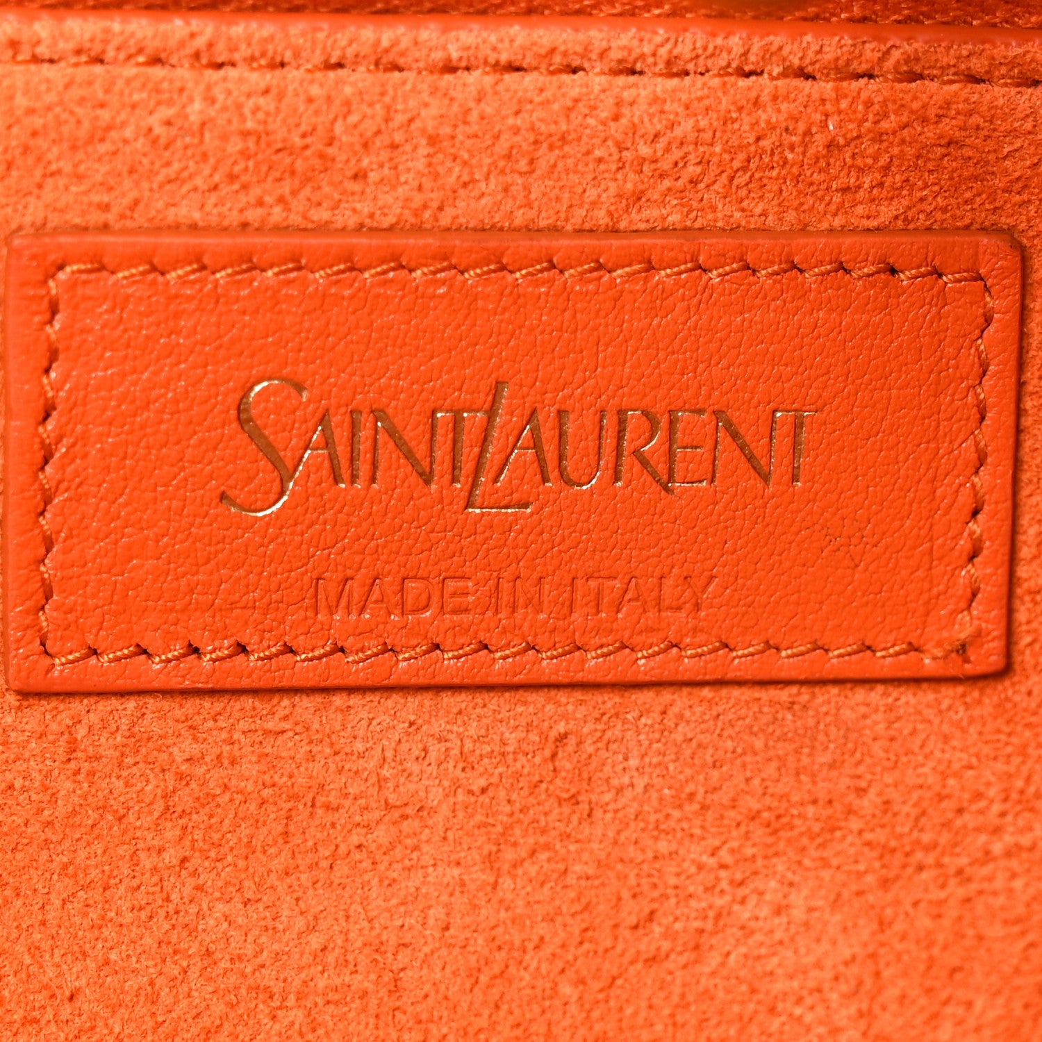 Saint Laurent Calfskin Y Tote Mandarin Glow Mandarin Glow 6 of 10