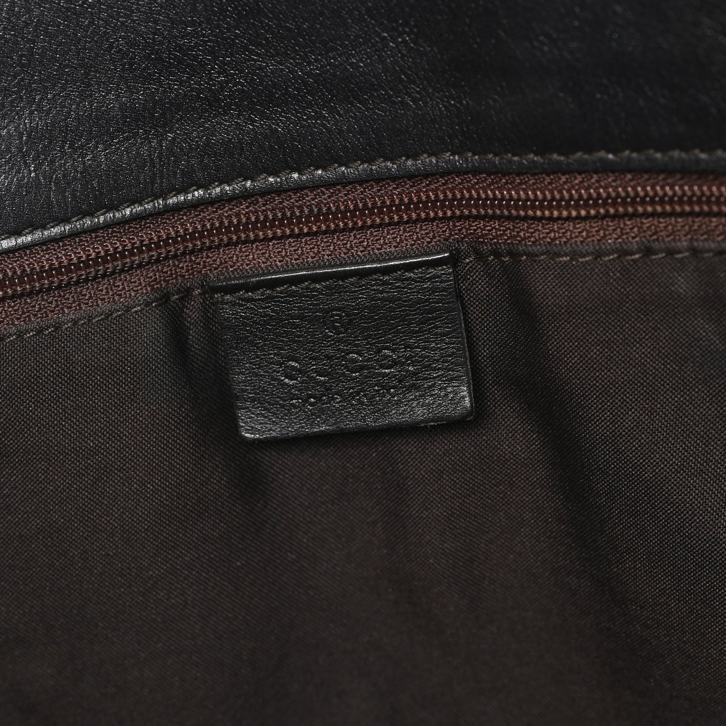 Monogram Large Bucket Tote Dark Brown