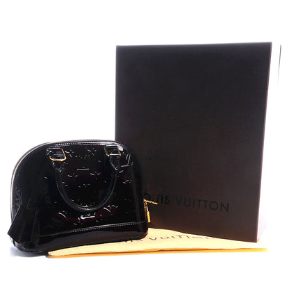 Louis Vuitton Vernis Alma BB Amarante 5 of 9
