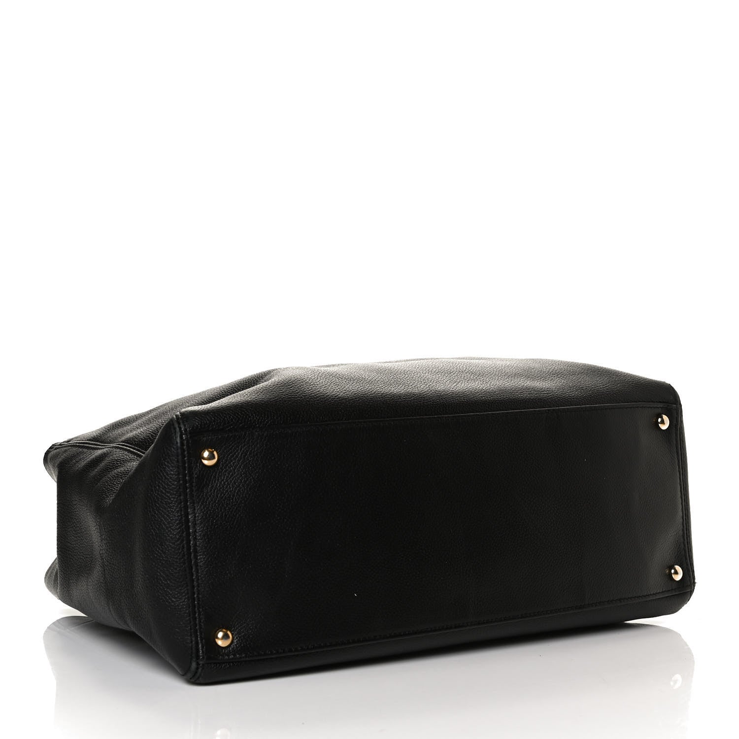 Chanel Calfskin Cerf Executive Shopper Tote Black 4 of 14