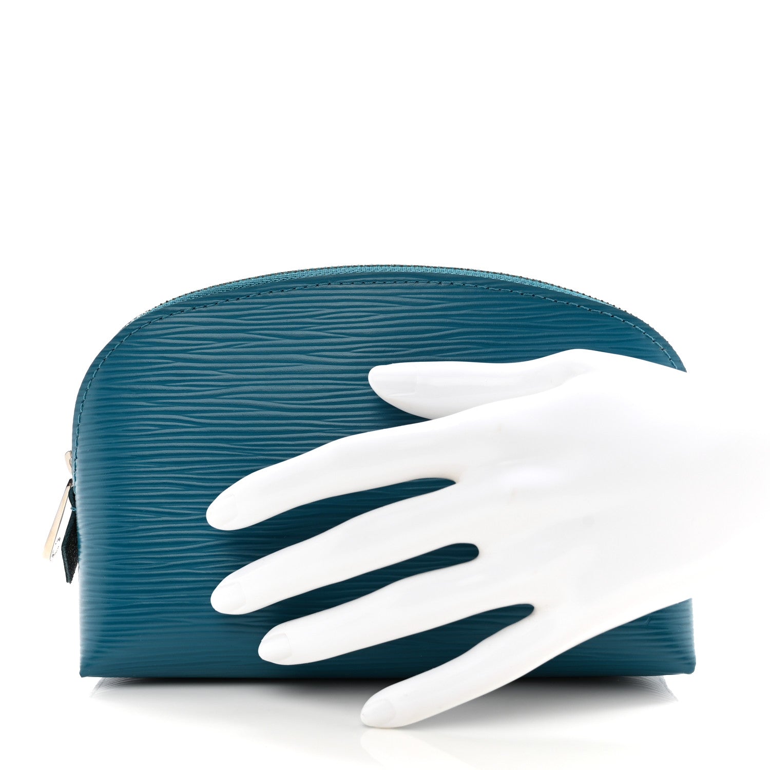 Louis Vuitton LOUIS VUITTON Epi Cosmetic Pouch Cyan 2 of 6