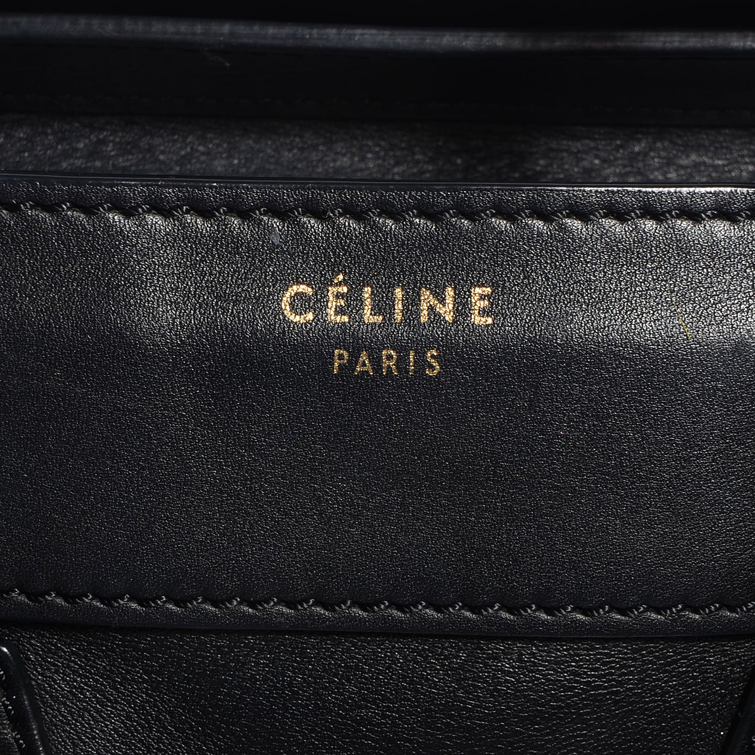 Celine Smooth Calfskin Mini Luggage Black 9 of 9
