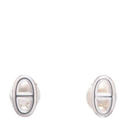 Hermes Sterling Silver TPM Farandole Earrings 1 of 7