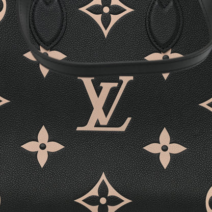 Louis Vuitton Empreinte Monogram Giant Onthego MM Black Beige 2 of 8