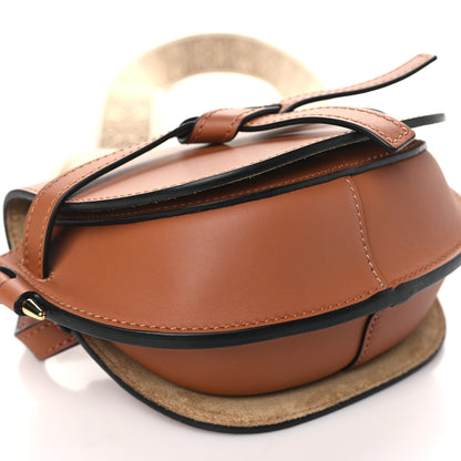Loewe Calfskin Jacquard Mini Gate Dual Bag Tan 9 of 10