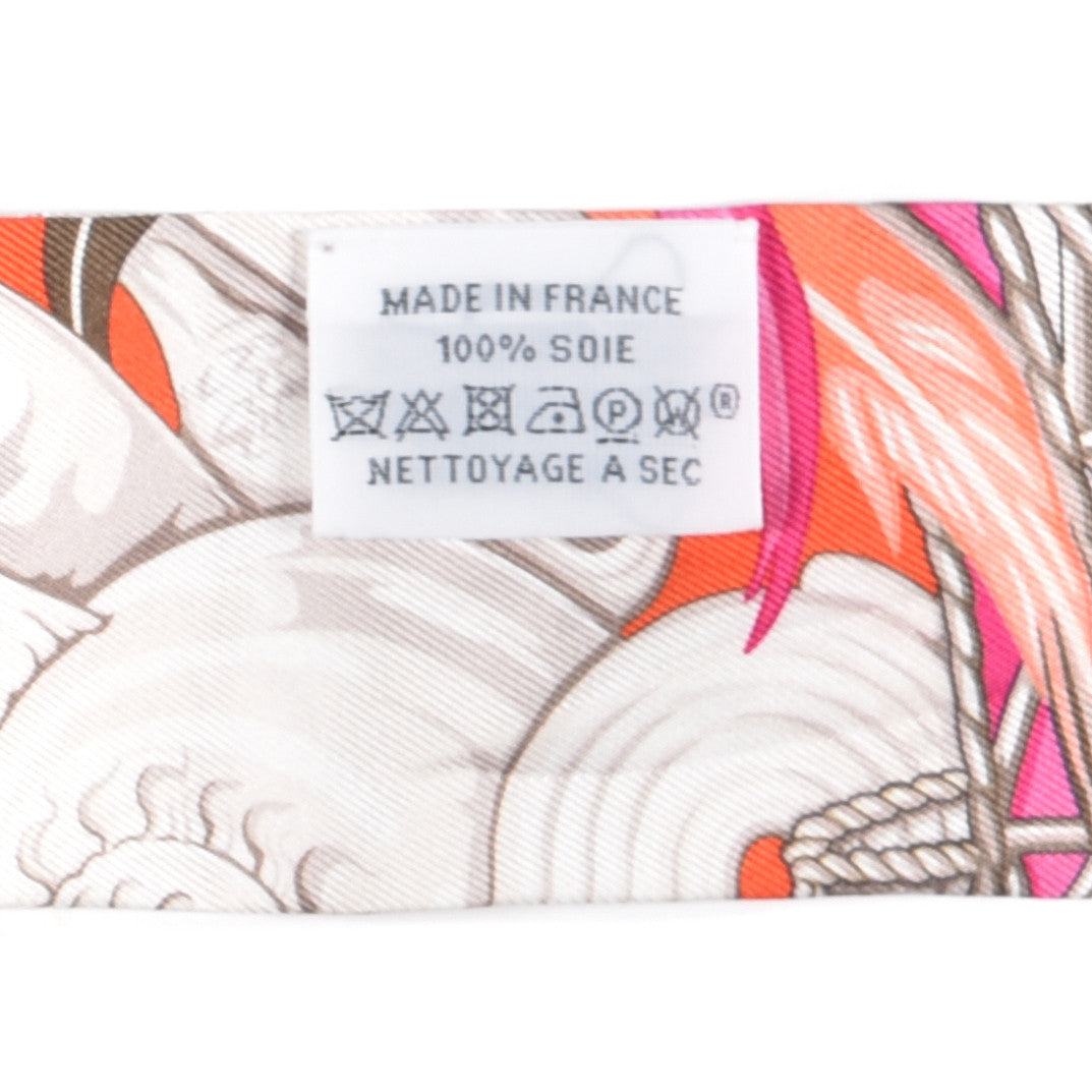 Silk La Danse Pacifique Twilly Orange Fuchsia Kaki