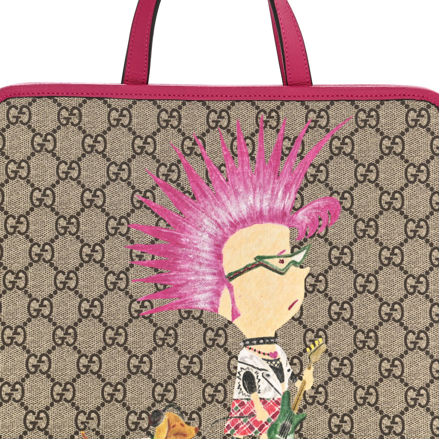 Gucci GG Supreme Monogram Punk Print Childrens Tote 8 of 10
