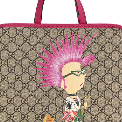 Gucci GG Supreme Monogram Punk Print Childrens Tote 8 of 10