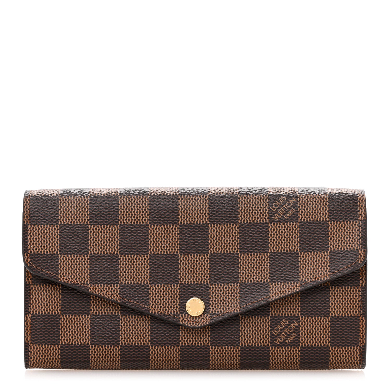 Louis Vuitton Damier Ebene Sarah Wallet NM 1 of 10