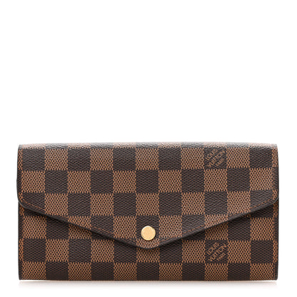 Louis Vuitton Damier Ebene Sarah Wallet NM 1 of 10