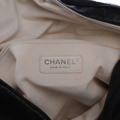 Chanel Perforated Baseball Spirit Ligne Hobo Black 6 of 9