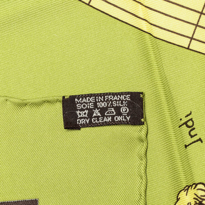 Hermes Silk Hemisphaerium Coeli Boreale Scarf 90 8 of 8