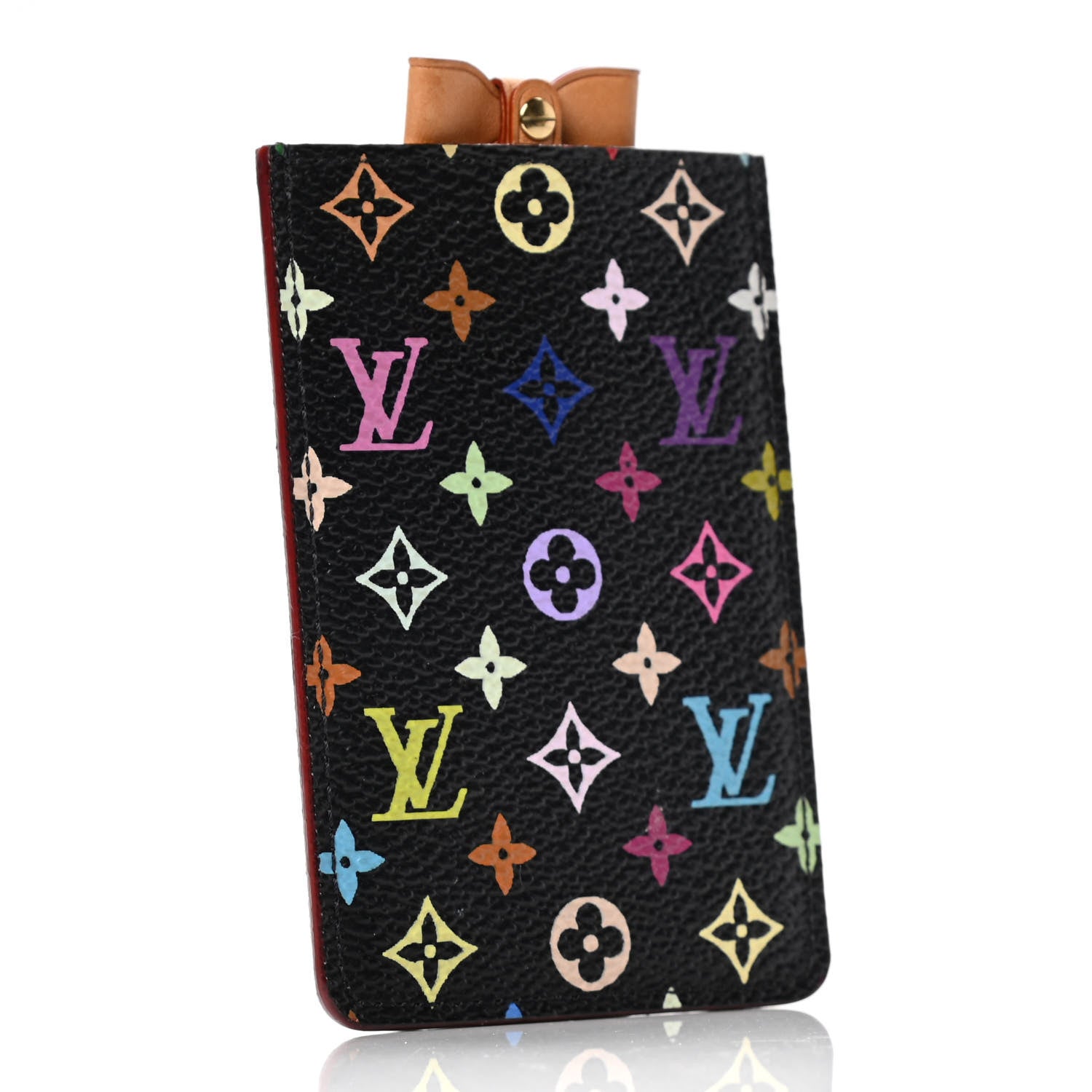 Louis Vuitton Monogram Multicolor Mirror and Case Pouch Black 2 of 5