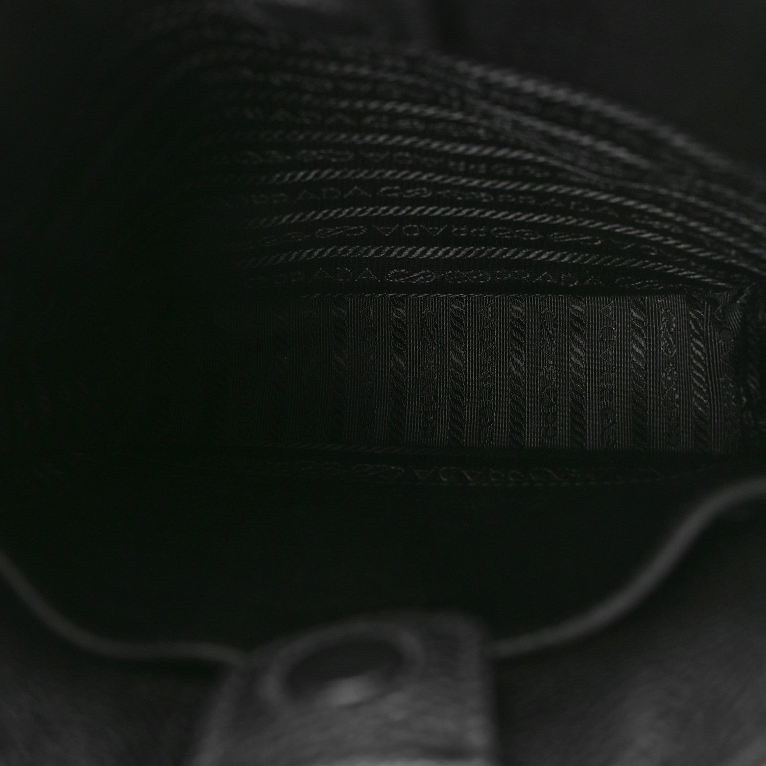 Prada Vitello Daino Soft Mini Hobo Messenger Bag Black 5 of 8