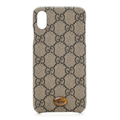 Gucci GG Supreme Monogram Ophidia iPhone XS Max Case 1 of 6