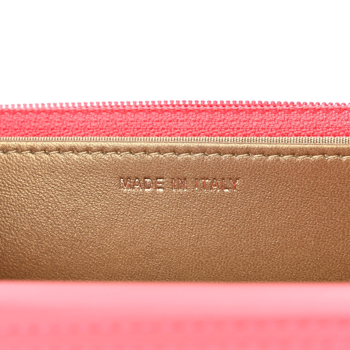 Lambskin Quilted CC Pearl Crush Wallet on Chain WOC Pink