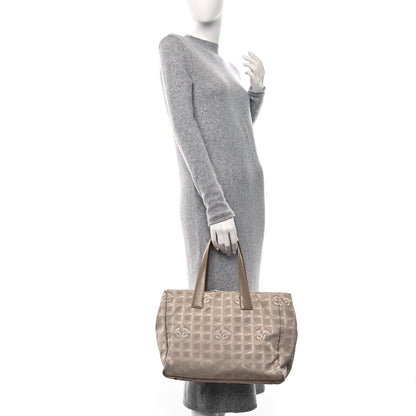 Chanel Nylon Medium Travel Tote Beige 2 of 9