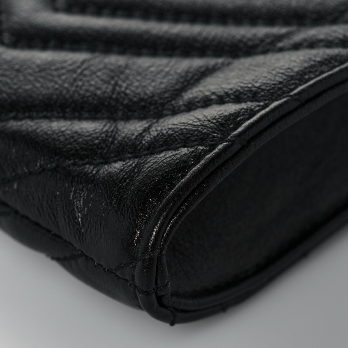 Calfskin Matelasse GG Marmont 2.0 Multi Belt Bag 85 34 Black