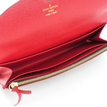Louis Vuitton Damier Ebene Caissa Wallet Cherry 5 of 7