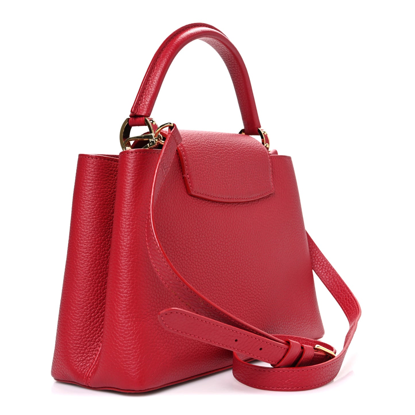 Taurillon Capucines PM Rubis