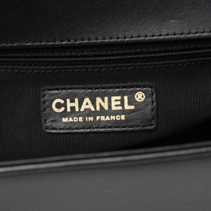 Chanel Lambskin Quilted New Medium Boy Flap Black 4 of 13
