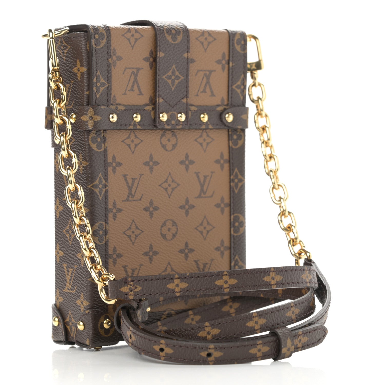 Louis Vuitton Reverse Monogram Pochette Trunk Verticale 3 of 10